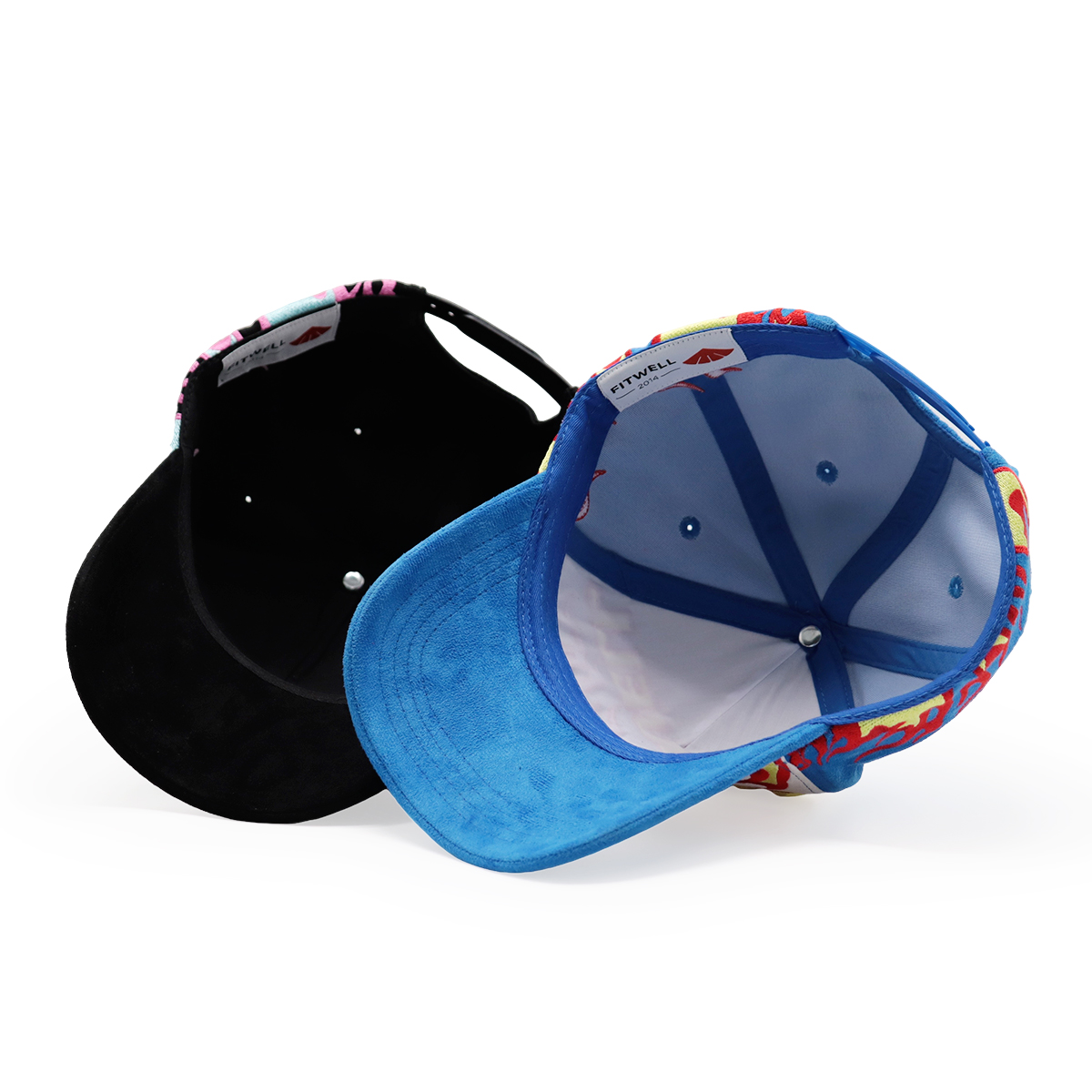 Faux Suede Flame Embroidered Baseball Cap – Trendy Streetwear, Unisex, Adjustable