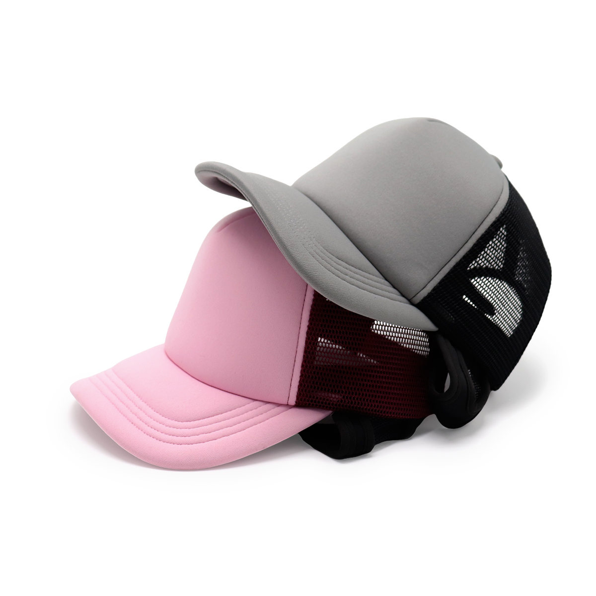 Unisex Surf Cap with Chin Strap Adjustable Mesh Trucker Hat for Outdoor Sports and Water Activities
