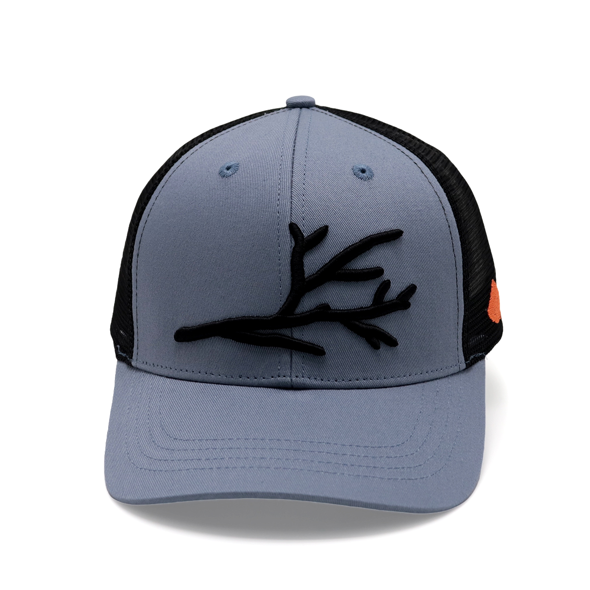3D Branch Embroidery Mesh Trucker Hat | Minimalist Unisex Baseball Cap