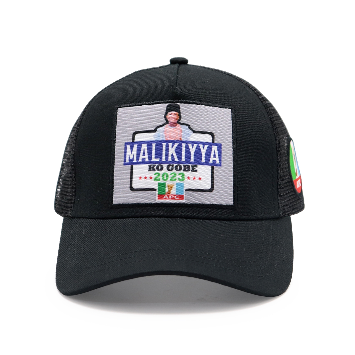 MALIKIYYA KO GOBE 2023 Black Trucker Hat Snapback Cap – APC Political Campaign Mesh Baseball Cap Unisex Adjustable
