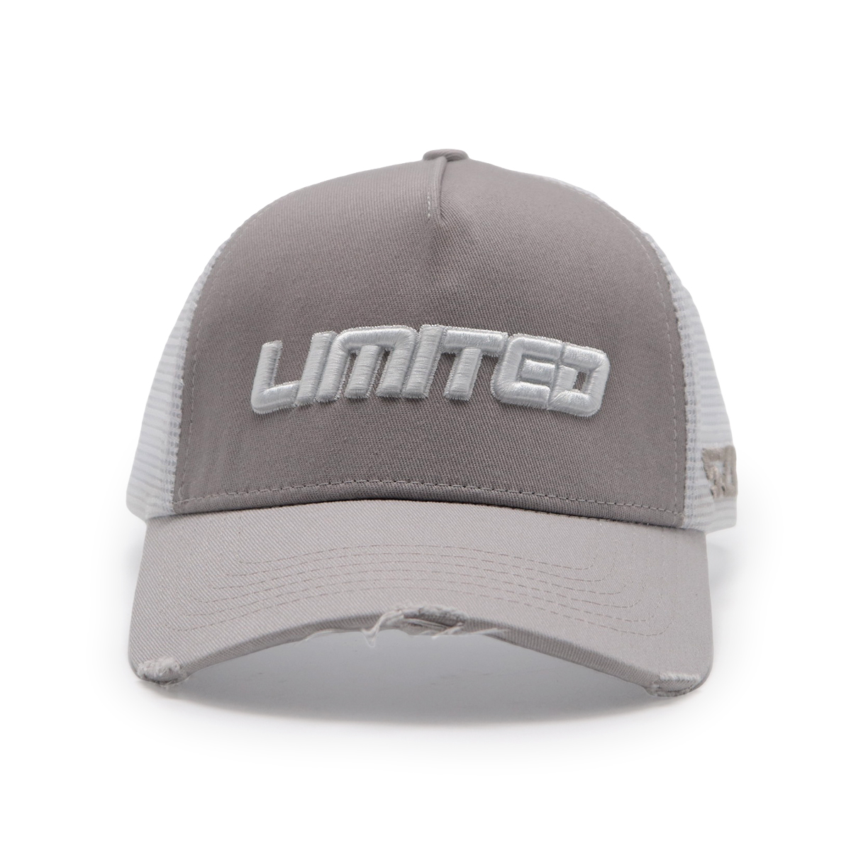 3D Embroidered Logo 5 Panel Snapback Mesh Trucker Hat - LIMITED