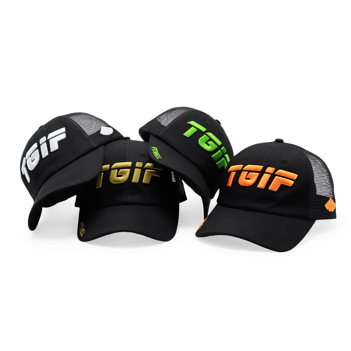 Embroidered Trucker Cap – FITWELL Streetwear Snapback Mesh Hat