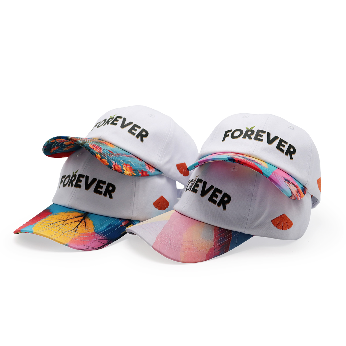 Custom Cotton Twill Baseball Cap with Printed Logo – Adjustable Unisex Hat