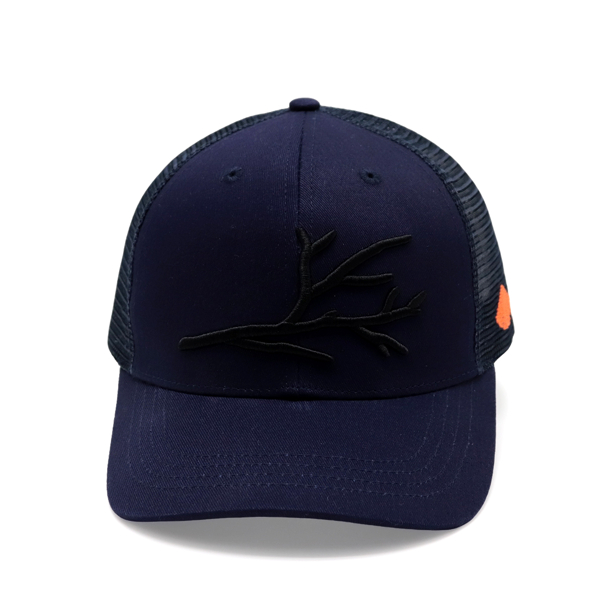 3D Branch Embroidery Mesh Trucker Hat | Minimalist Unisex Baseball Cap