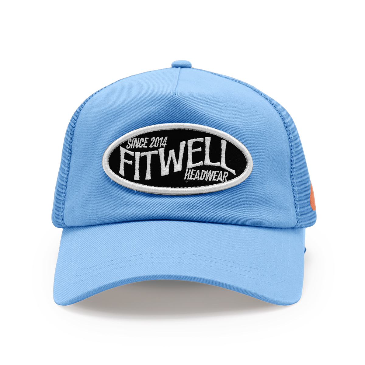 FITWELL Classic Mesh Trucker Hat – Retro Embroidered Logo Baseball Cap