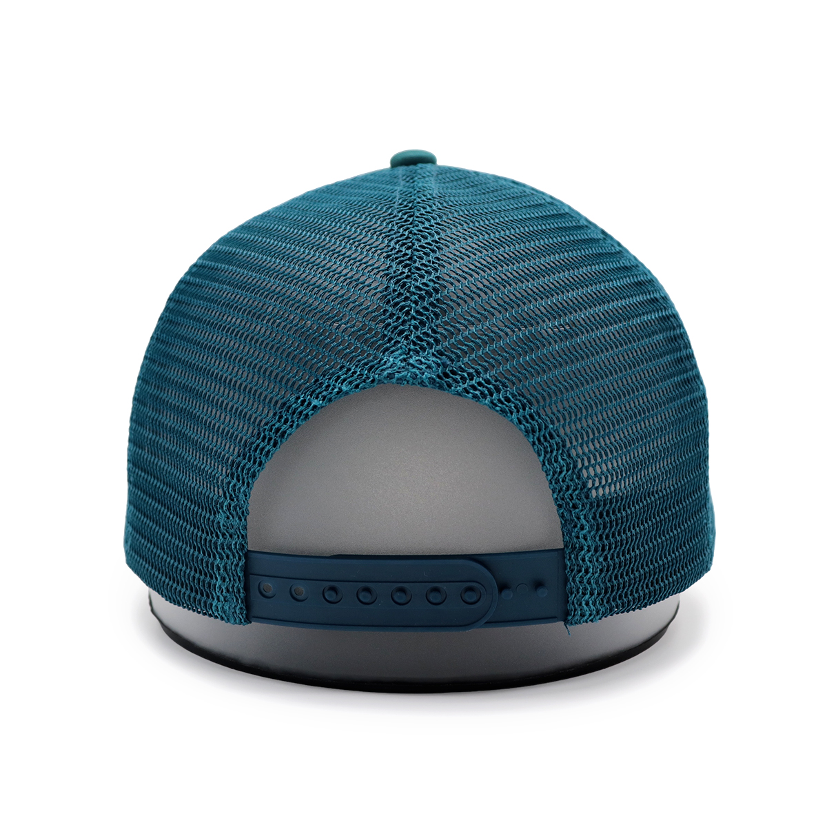 Green Trucker Hat with Puff Print “Let the fun begin” Logo – Retro Mesh Snapback Cap