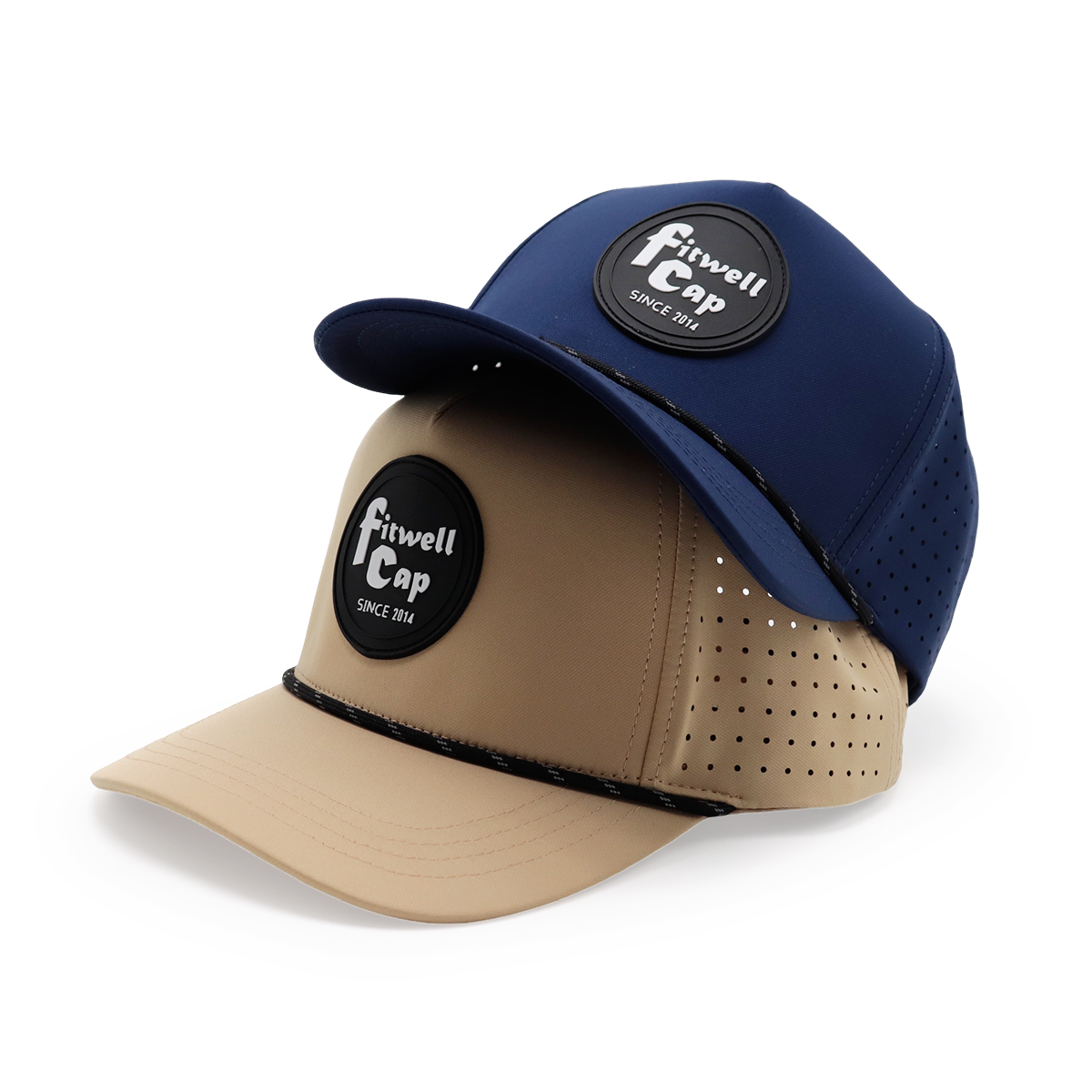 Fitwell Laser Perforated Baseball Cap – Breathable Sports Hat, Adjustable Snapback, Unisex