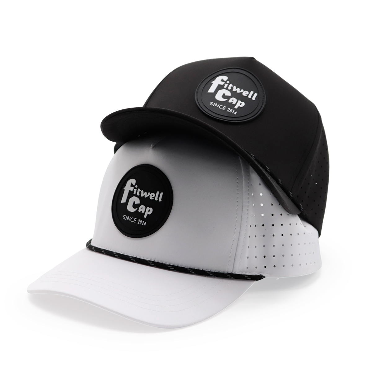 Fitwell Laser Perforated Baseball Cap – Breathable Sports Hat, Adjustable Snapback, Unisex