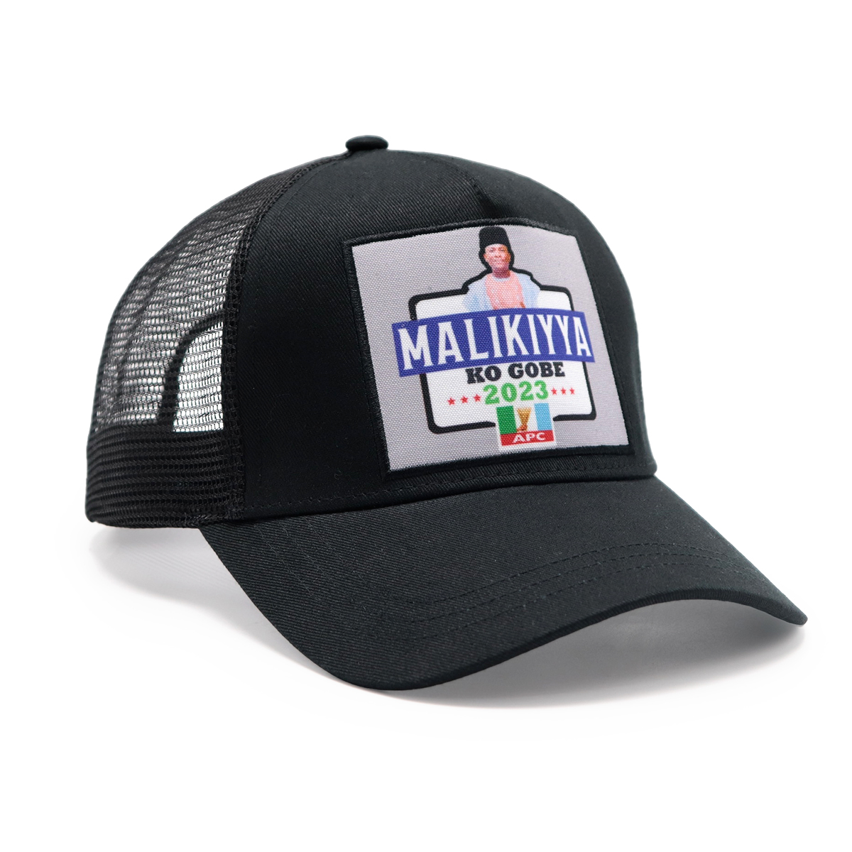 MALIKIYYA KO GOBE 2023 Black Trucker Hat Snapback Cap – APC Political Campaign Mesh Baseball Cap Unisex Adjustable