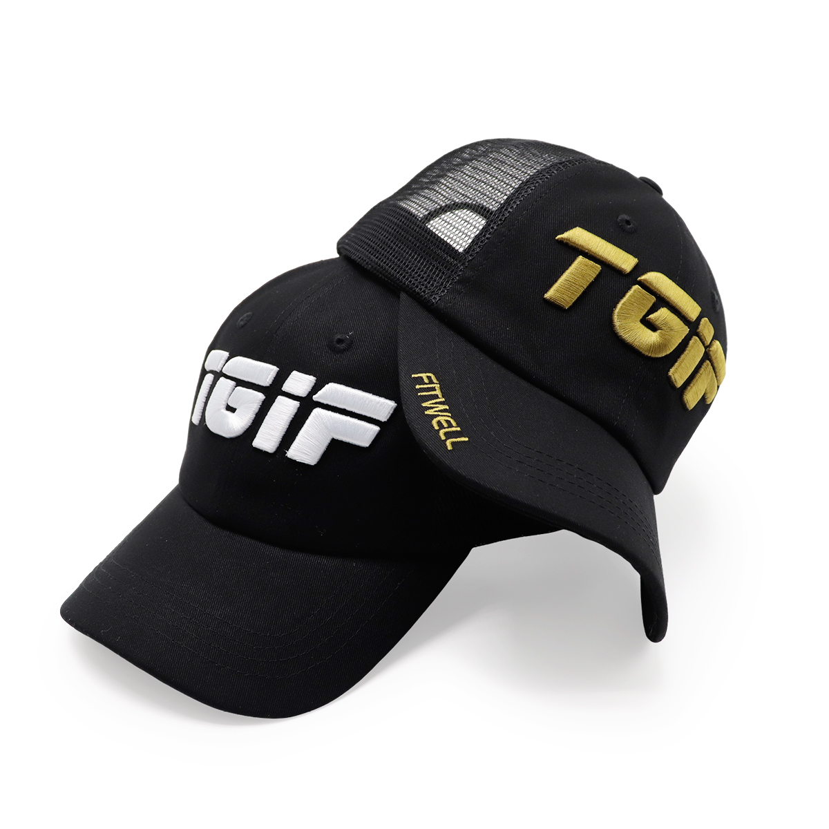Embroidered Trucker Cap – FITWELL Streetwear Snapback Mesh Hat
