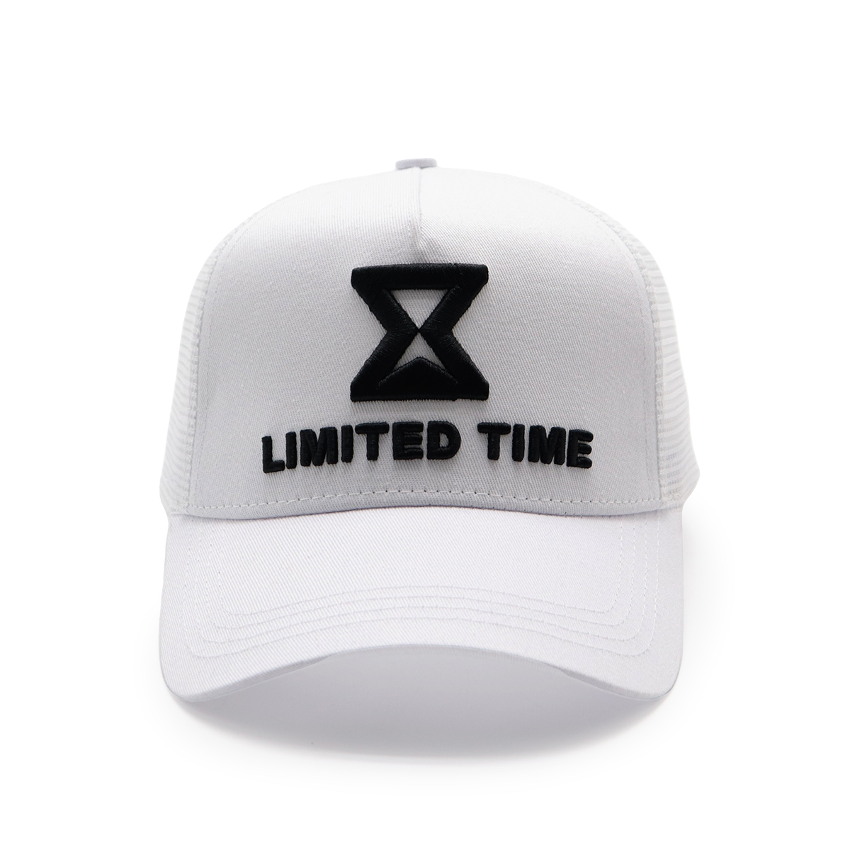 LIMITED TIME 3D Embroidered Logo Curved Brim Mesh Trucker Cap