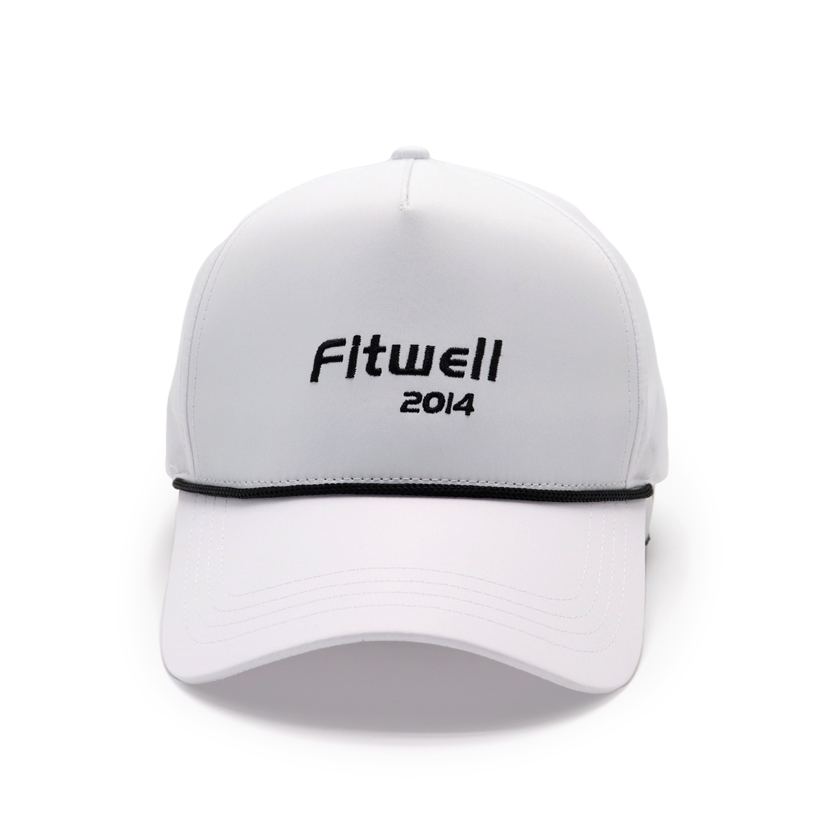 Fitwell 2014 Black & White Sports Caps – Adjustable, Breathable, UV Protection, Unisex Baseball Hats