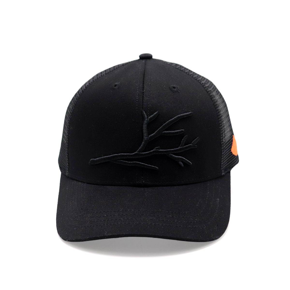 3D Branch Embroidery Mesh Trucker Hat | Minimalist Unisex Baseball Cap