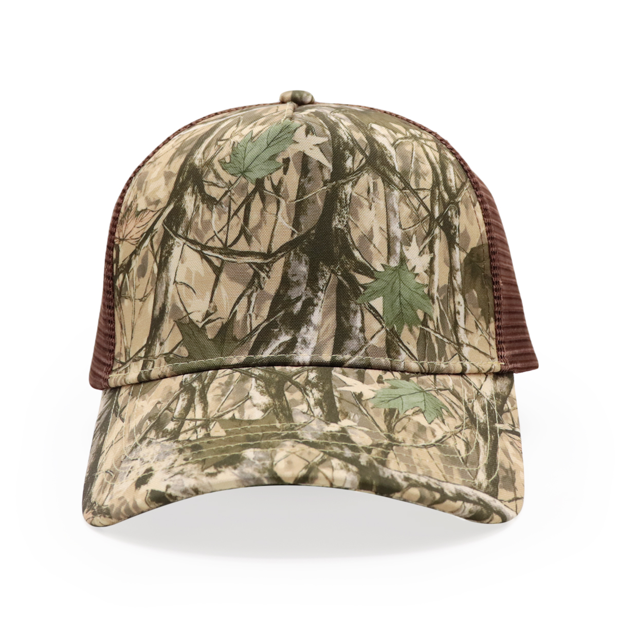 Camo Trucker Hat with Mesh Back - Outdoor Hunting Cap
