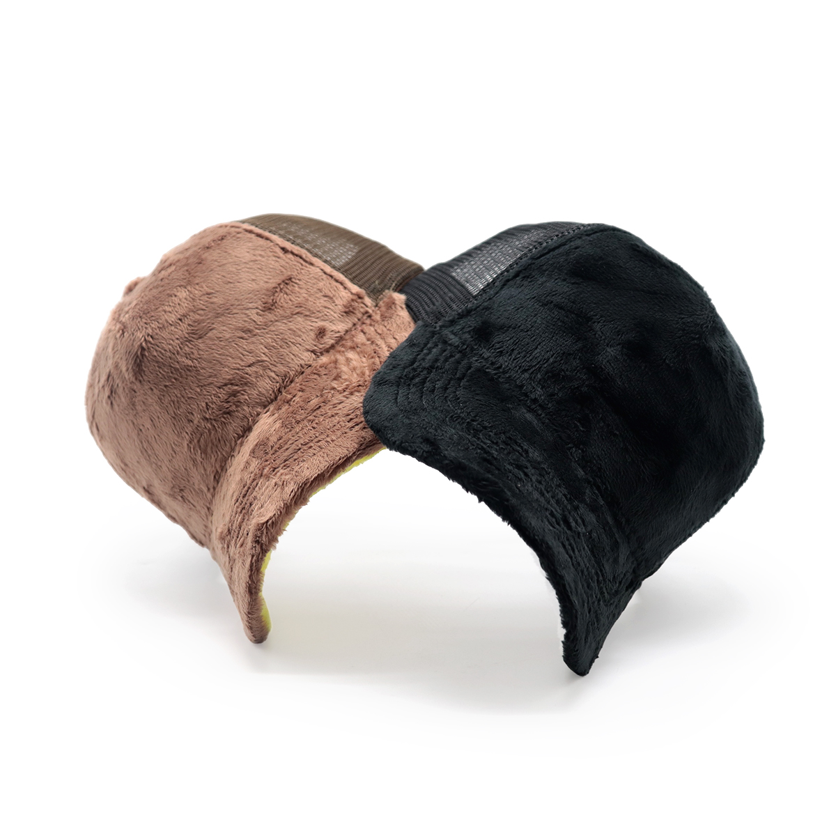 Velvet Mesh Trucker Hat – Soft Plush Front, Breathable Back, Custom Colors