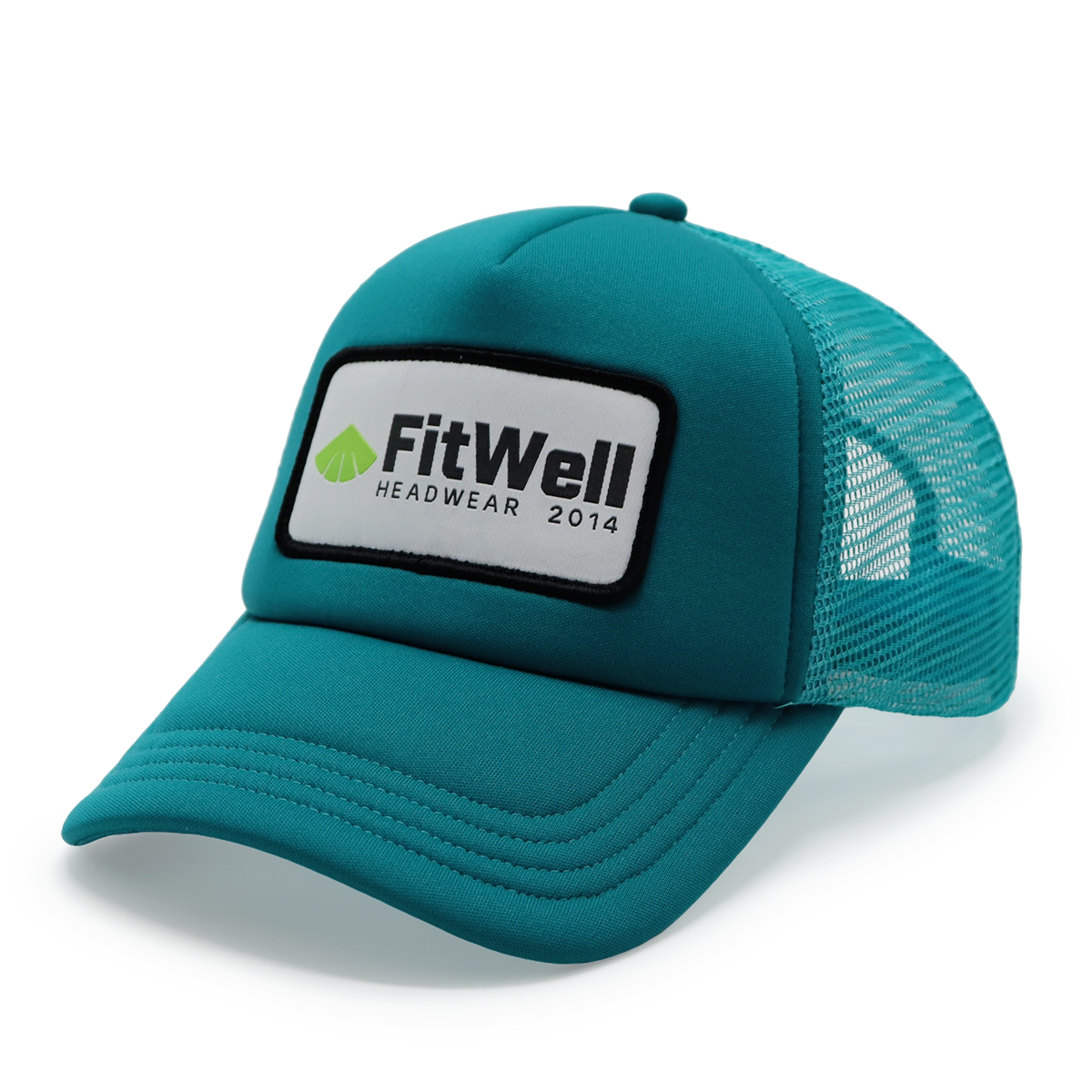 FitWell Custom Foam Trucker Hat – Multi-Color Mesh Back Cap with Logo Patch