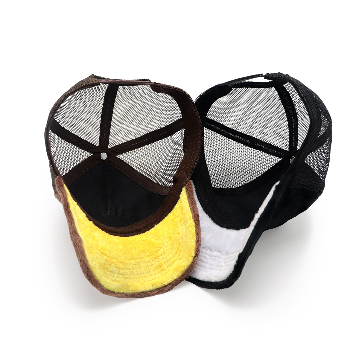 Velvet Mesh Trucker Hat – Soft Plush Front, Breathable Back, Custom Colors
