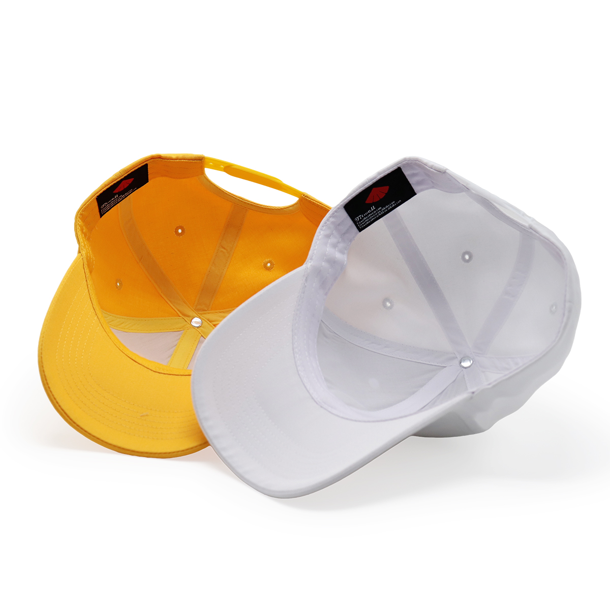 FITWELL Eco-Friendly Woven Patch Baseball Cap Recycled Material Unisex Adjustable Hat