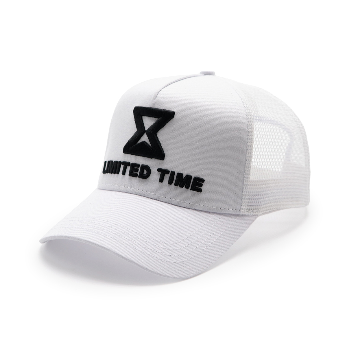 LIMITED TIME 3D Embroidered Logo Curved Brim Mesh Trucker Cap