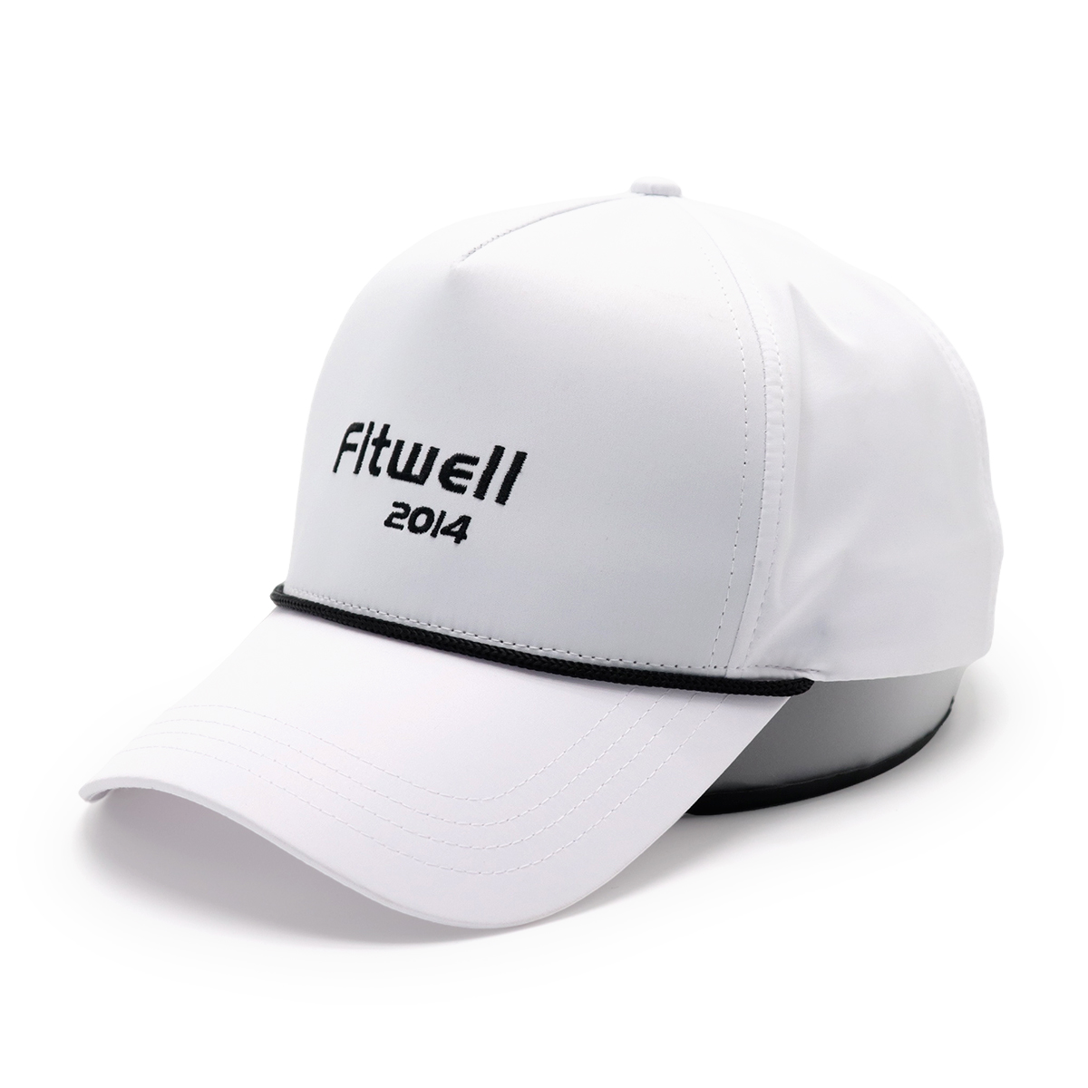 Fitwell 2014 Black & White Sports Caps – Adjustable, Breathable, UV Protection, Unisex Baseball Hats