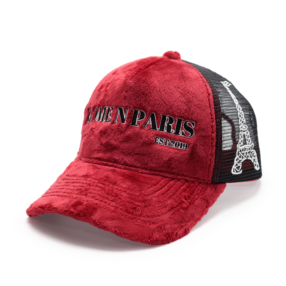 Custom Trucker Hats Design Your Own Logo – Plush Embroidered Mesh Cap for Men & Women