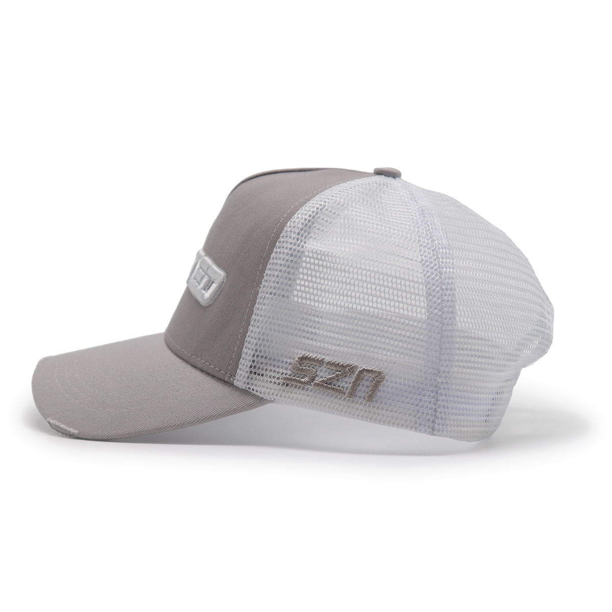 3D Embroidered Logo 5 Panel Snapback Mesh Trucker Hat - LIMITED