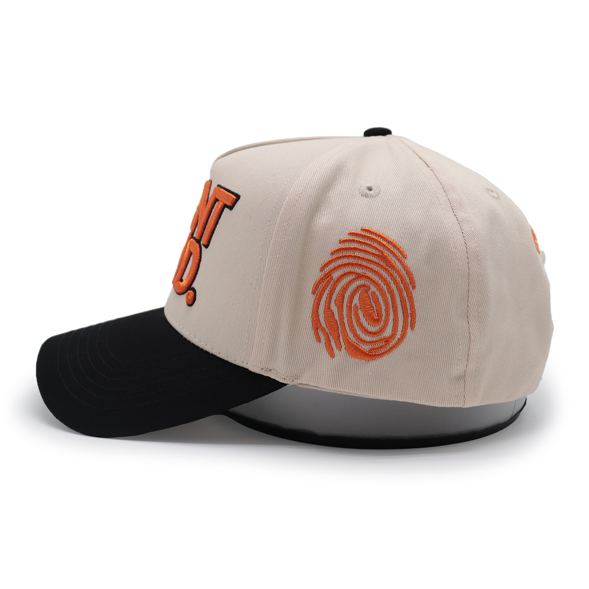 DFRNT KIND. Embroidered Baseball Caps – Colorblock & Red, Adjustable, Unisex Street Style Hats