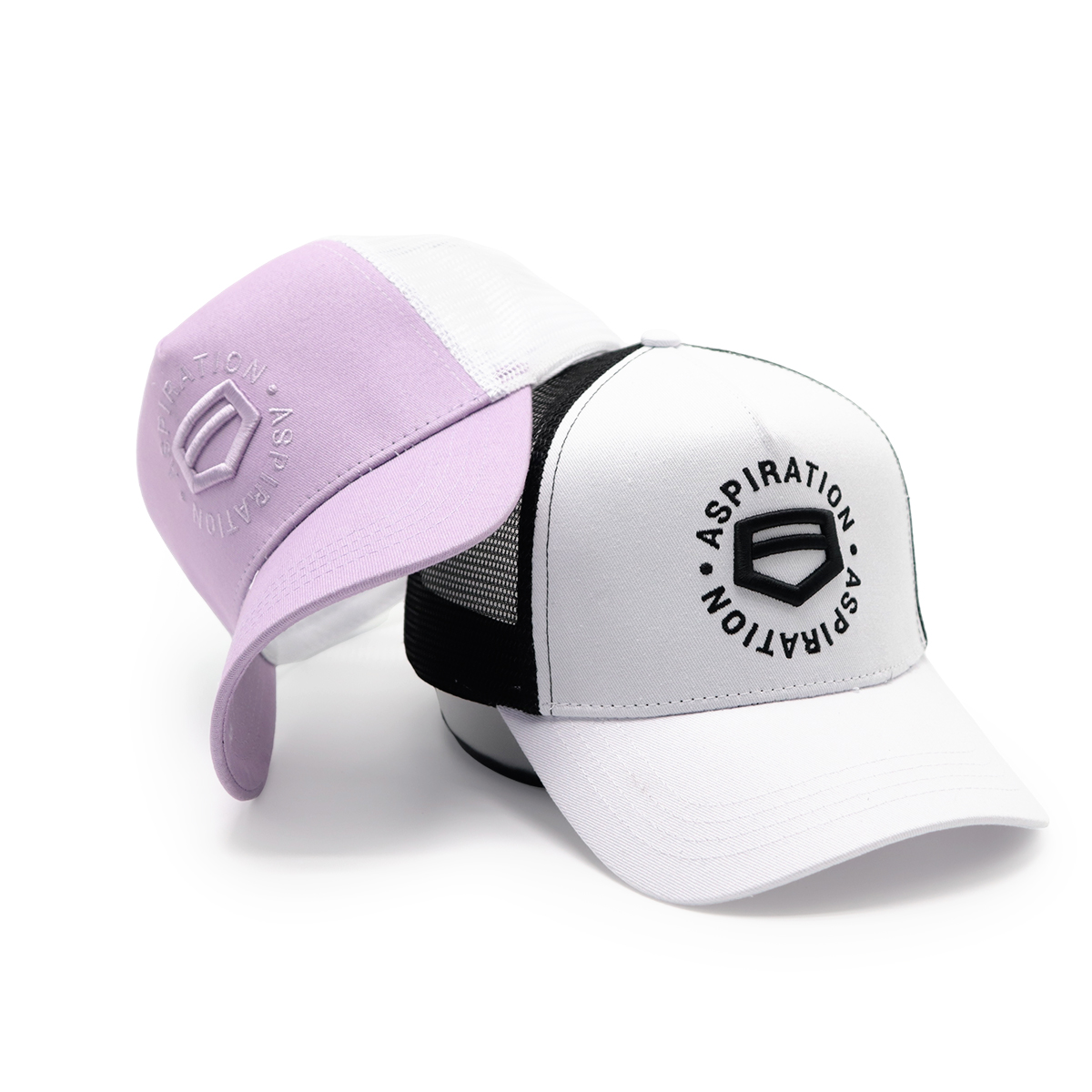 Embroidered Logo Custom Trucker Hats, Adjustable Mesh Cap, Unisex Snapback