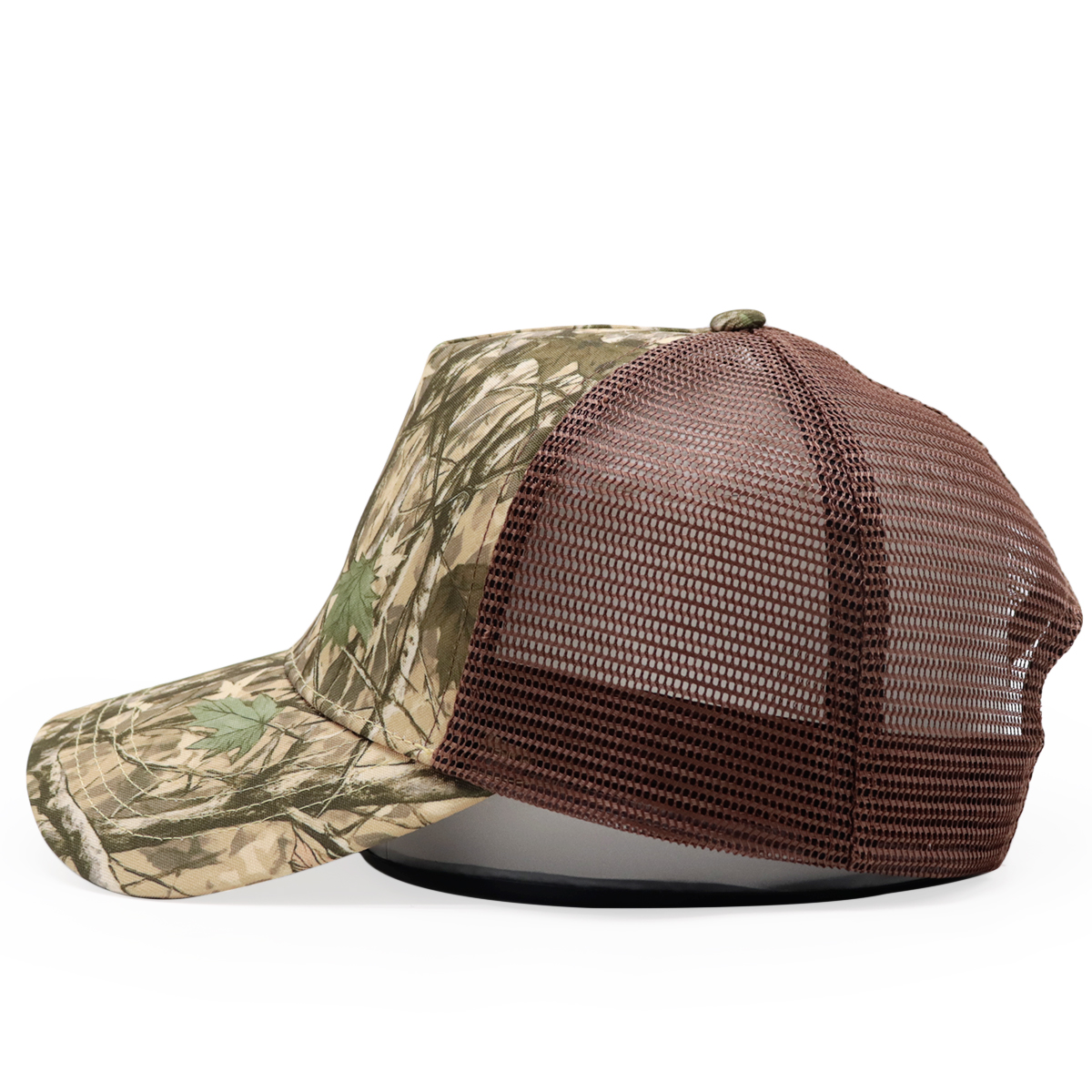 Camo Trucker Hat with Mesh Back - Outdoor Hunting Cap