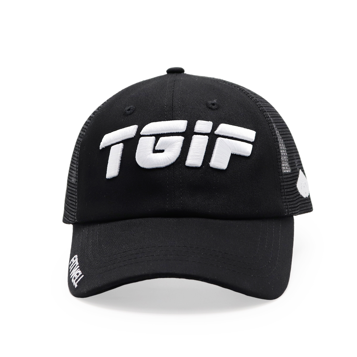 Embroidered Trucker Cap – FITWELL Streetwear Snapback Mesh Hat