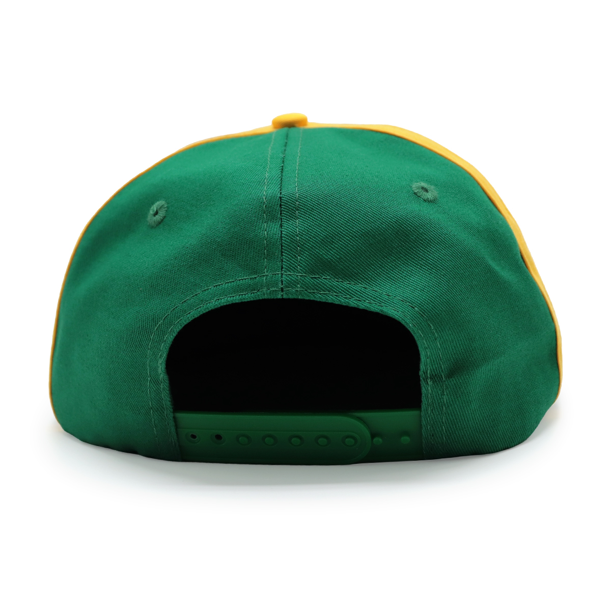 Jamaica Embroidered Flat Brim Snapback Hat – Green, Yellow & Black Cap