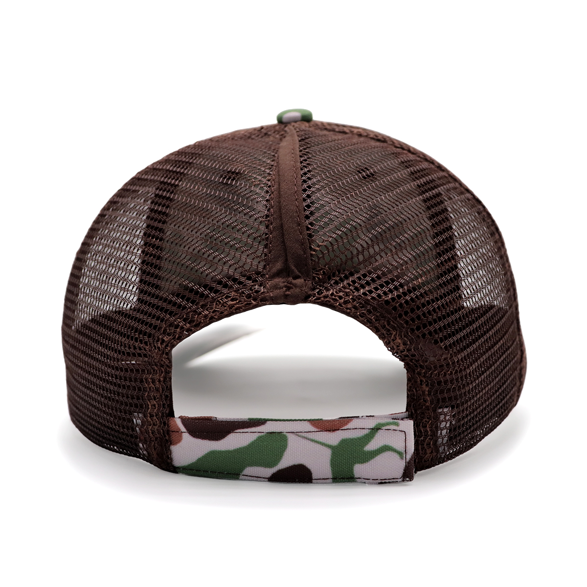 Curved Brim Rope Custom Trucker Hats – Camo Mesh Adjustable Cap Design Your Own Logo