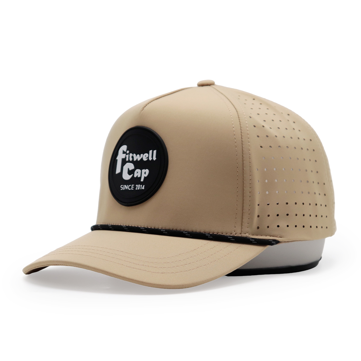 Fitwell Laser Perforated Baseball Cap – Breathable Sports Hat, Adjustable Snapback, Unisex