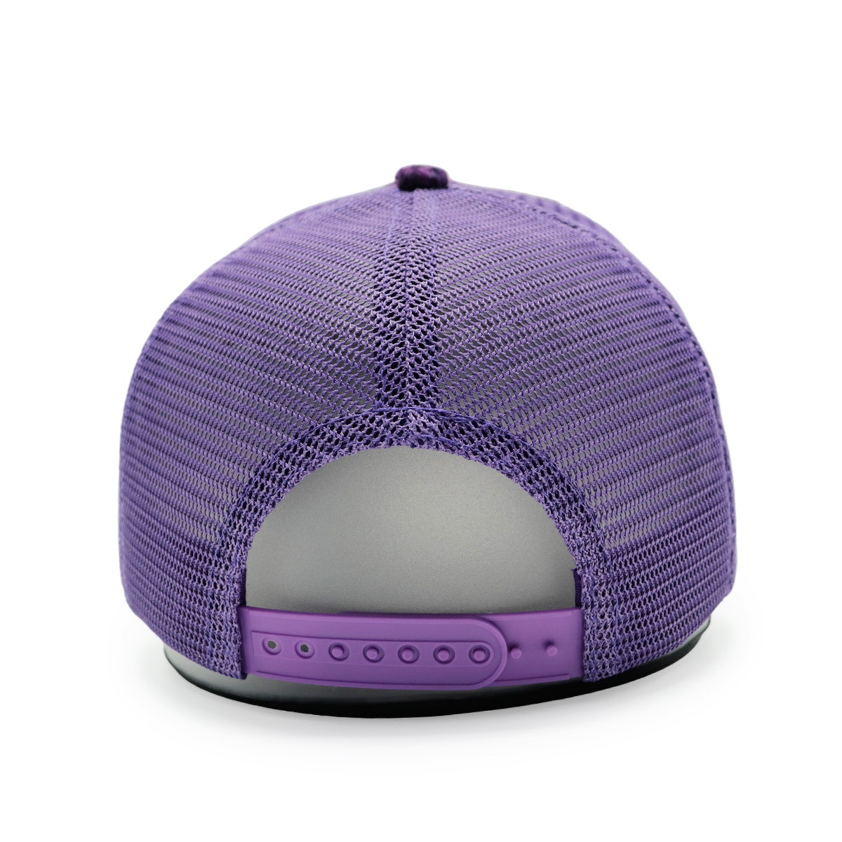 Velvet Animal Pattern Mesh Trucker Hat with Embroidered Tiger Logo