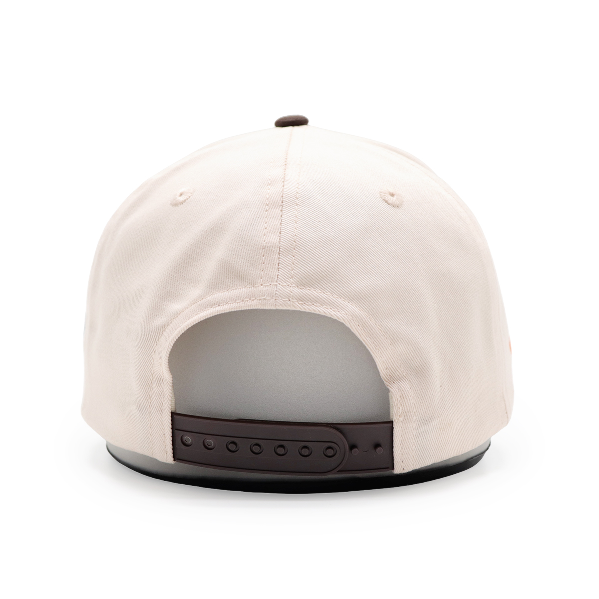 Embroidered Letter Baseball Cap – Retro Contrast Brim Snapback Hat, 3D Letter, Unisex