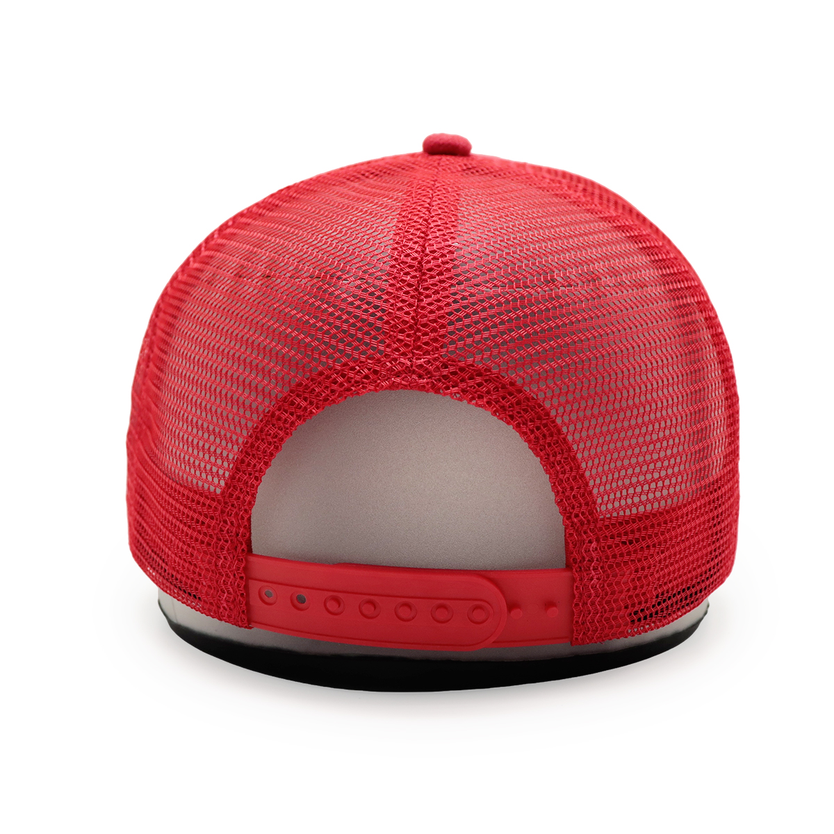 Fitwell Velvet Flat Embroidery Trucker Cap, American Street Style Mesh Hat, Fight Letter Design