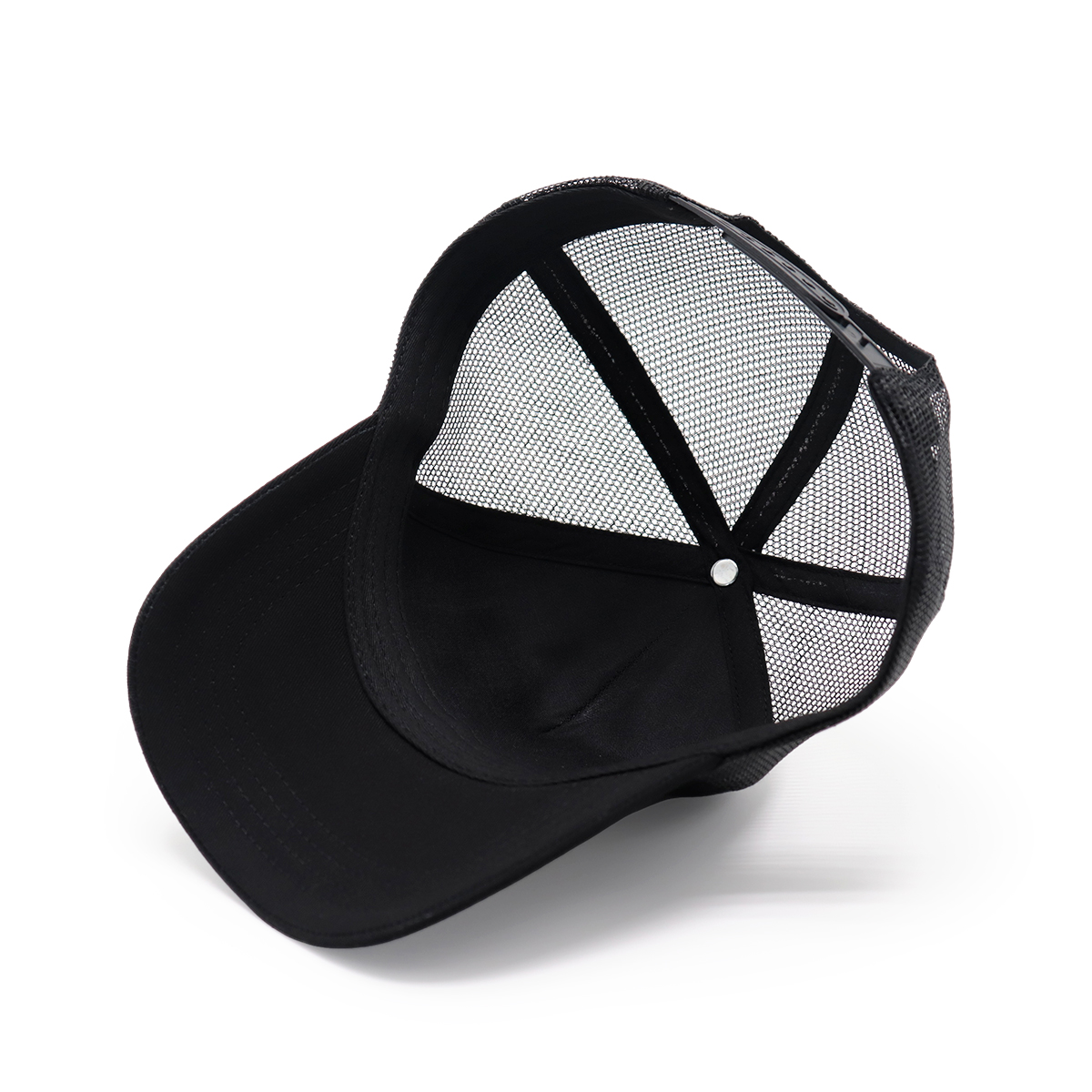 Embroidered Logo Custom Trucker Hats, Adjustable Mesh Cap, Unisex Snapback