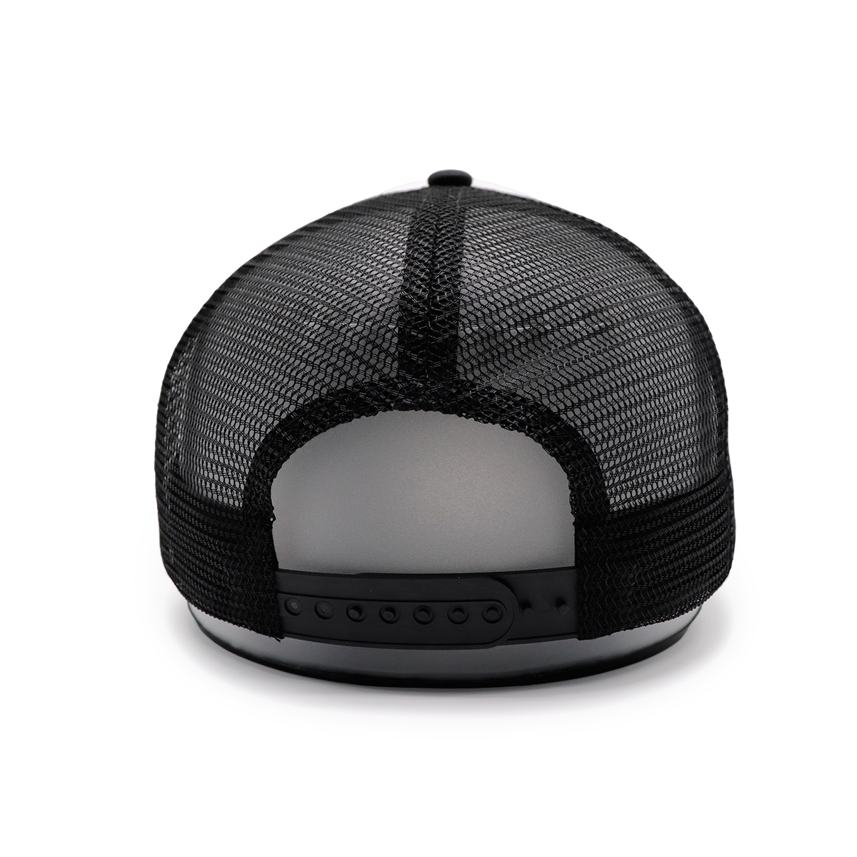 Puff Print Logo Rhinestone Mesh Baseball Cap – 3D Raised Embroidery, Adjustable Snapback, Unisex Streetwear Hat