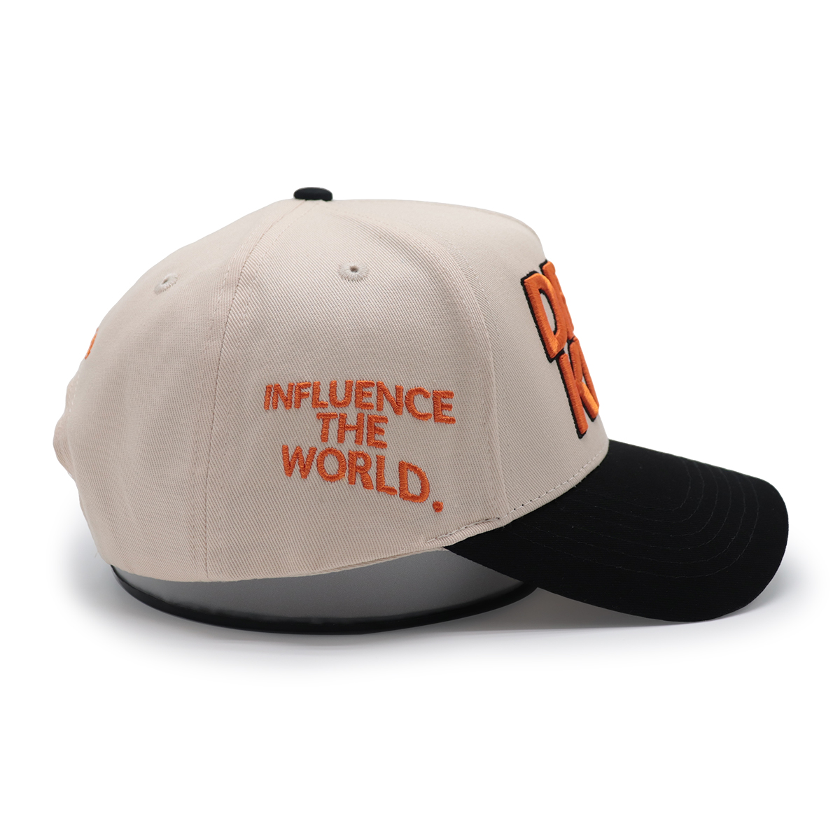 DFRNT KIND. Embroidered Baseball Caps – Colorblock & Red, Adjustable, Unisex Street Style Hats