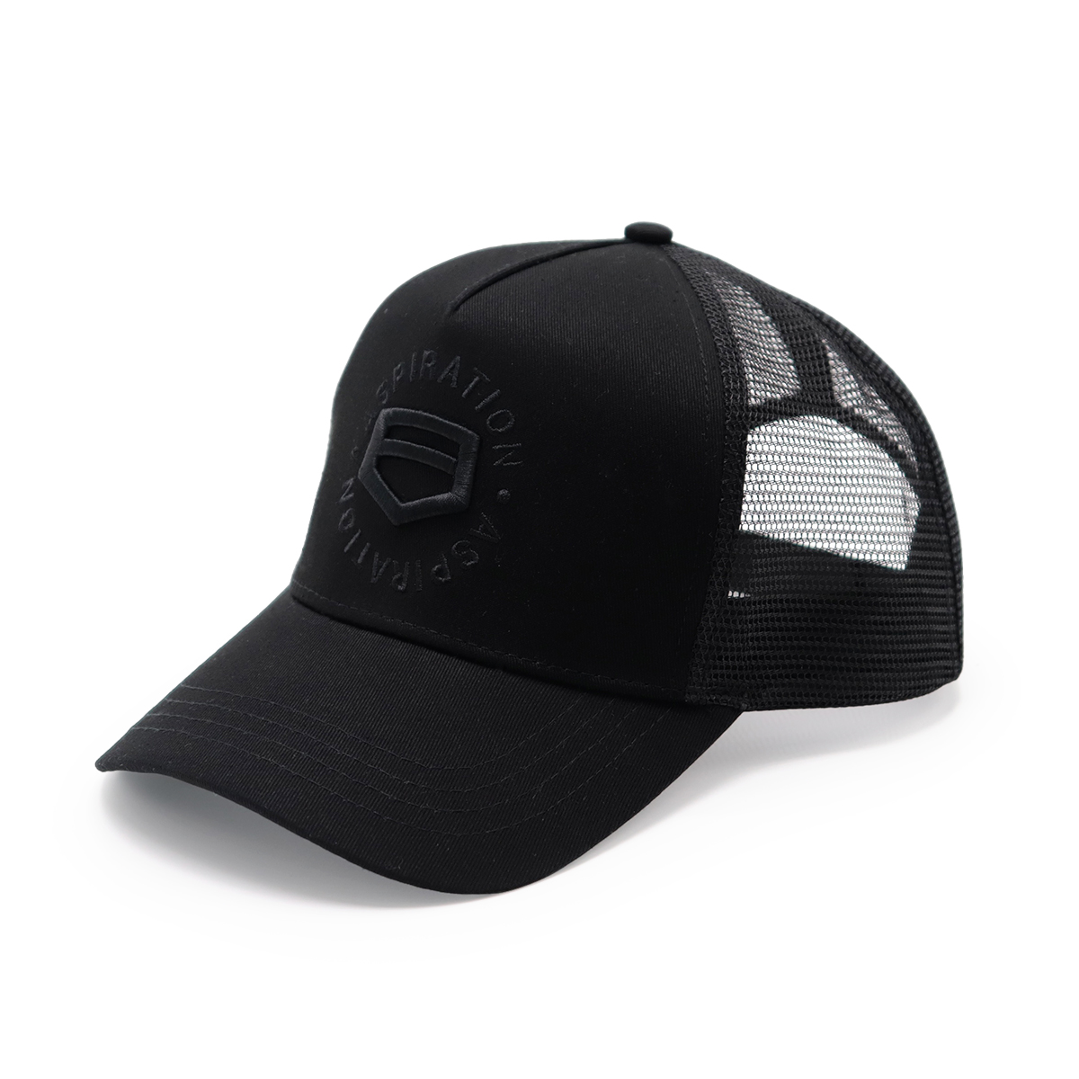 Embroidered Logo Custom Trucker Hats, Adjustable Mesh Cap, Unisex Snapback