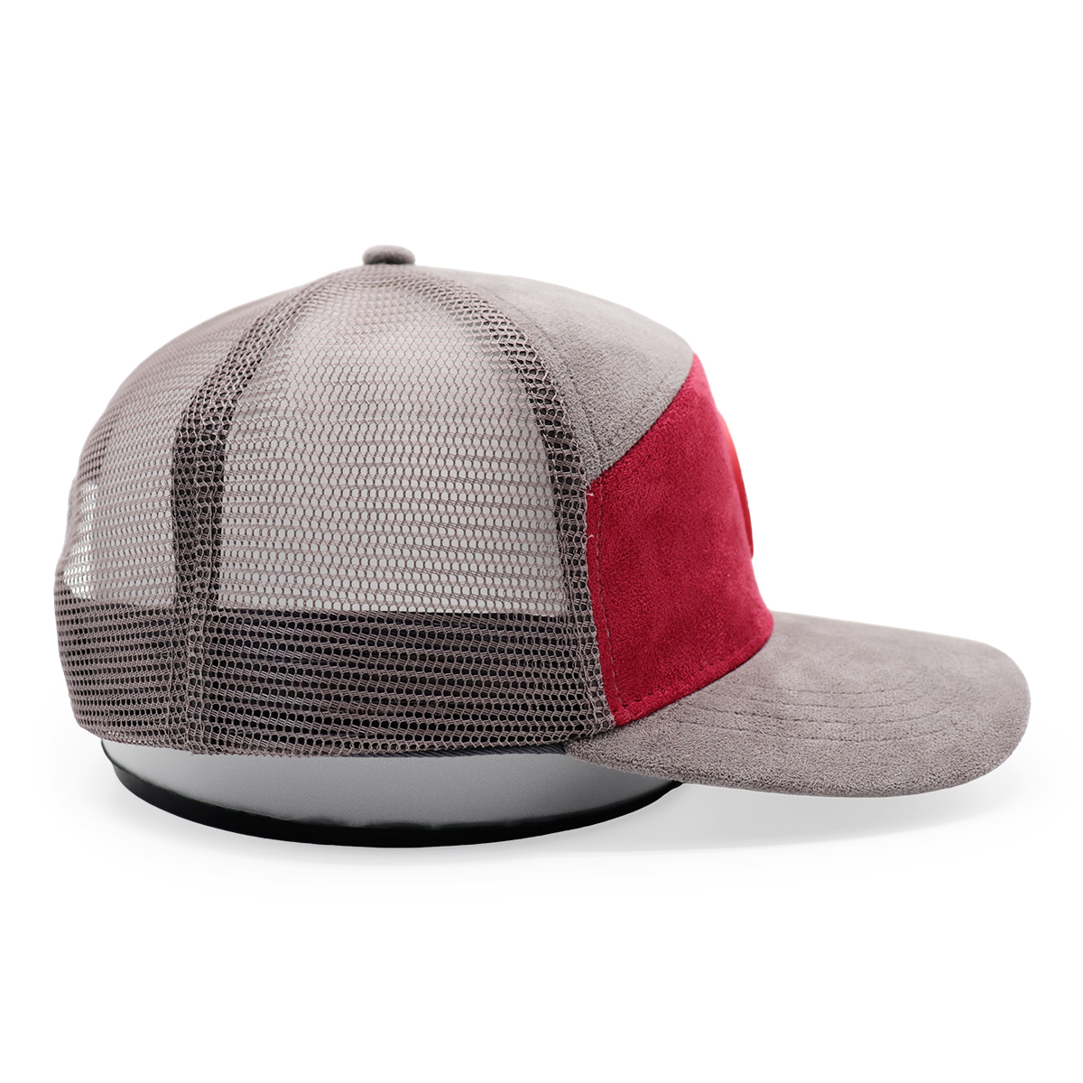 Vintage Brooklyn Patch Trucker Caps, Suede & Polyester Mesh Snapback Hats, Adjustable Unisex