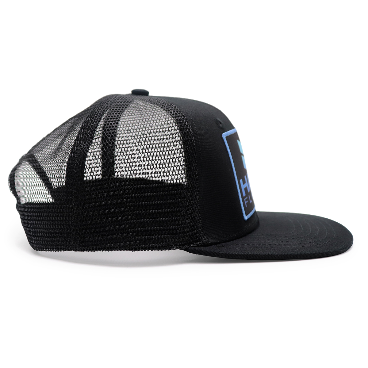 HARO FLORIDA Flat Brim Mesh Trucker Hat – Unisex Adjustable Snapback Cap