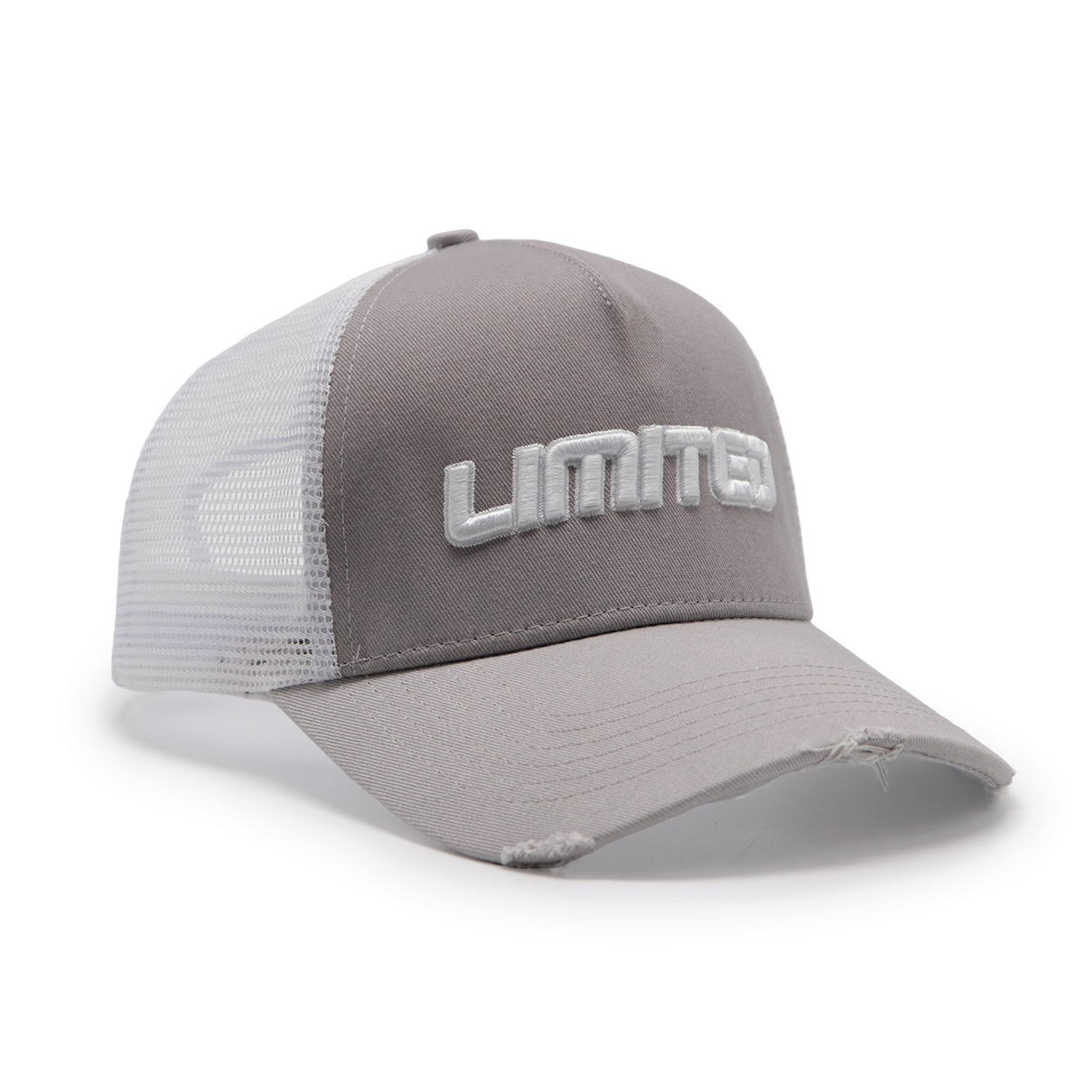 3D Embroidered Logo 5 Panel Snapback Mesh Trucker Hat - LIMITED