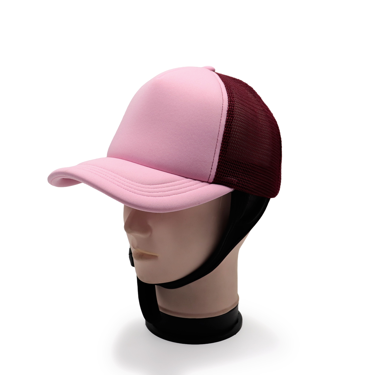 Unisex Surf Cap with Chin Strap Adjustable Mesh Trucker Hat for Outdoor Sports and Water Activities
