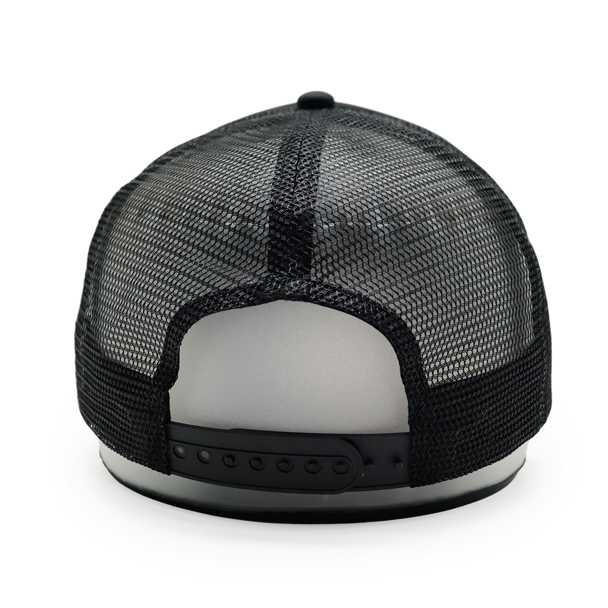 Fitwell Embroidered Logo Trucker Cap, Colorful Printed Brim Foam Mesh Hat, Trendy Snapback