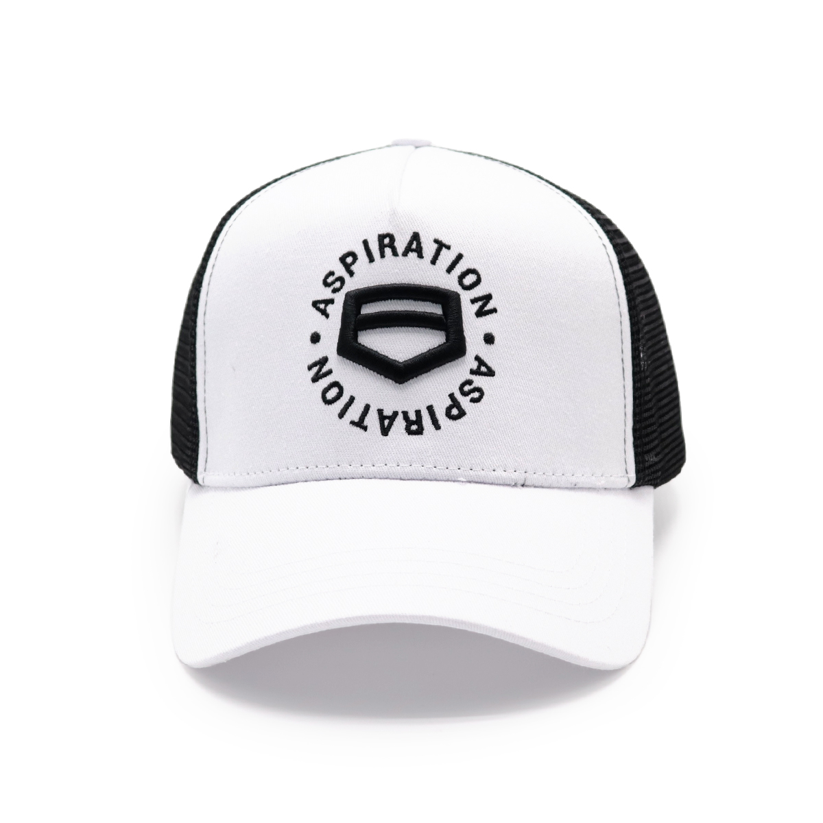 Embroidered Logo Custom Trucker Hats, Adjustable Mesh Cap, Unisex Snapback