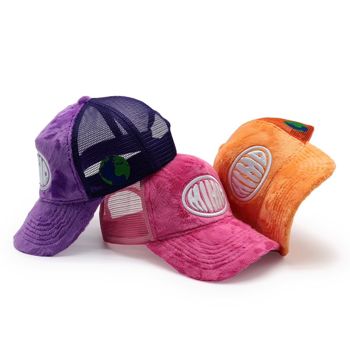 3D Logo Plush Mesh Snapback – Custom Embroidered Trucker Hat