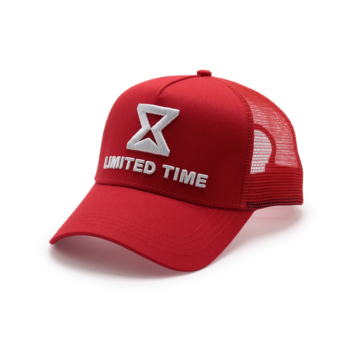LIMITED TIME 3D Embroidered Logo Curved Brim Mesh Trucker Cap