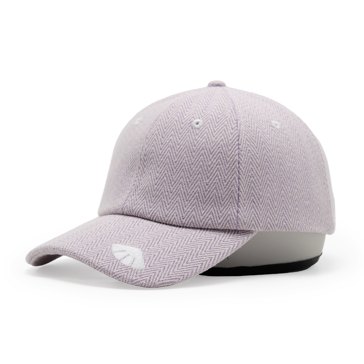 Herringbone Baseball Cap, Adjustable Herringbone Pattern Hat, Embroidered Visor, Unisex Casual Cap (Blue/Red)