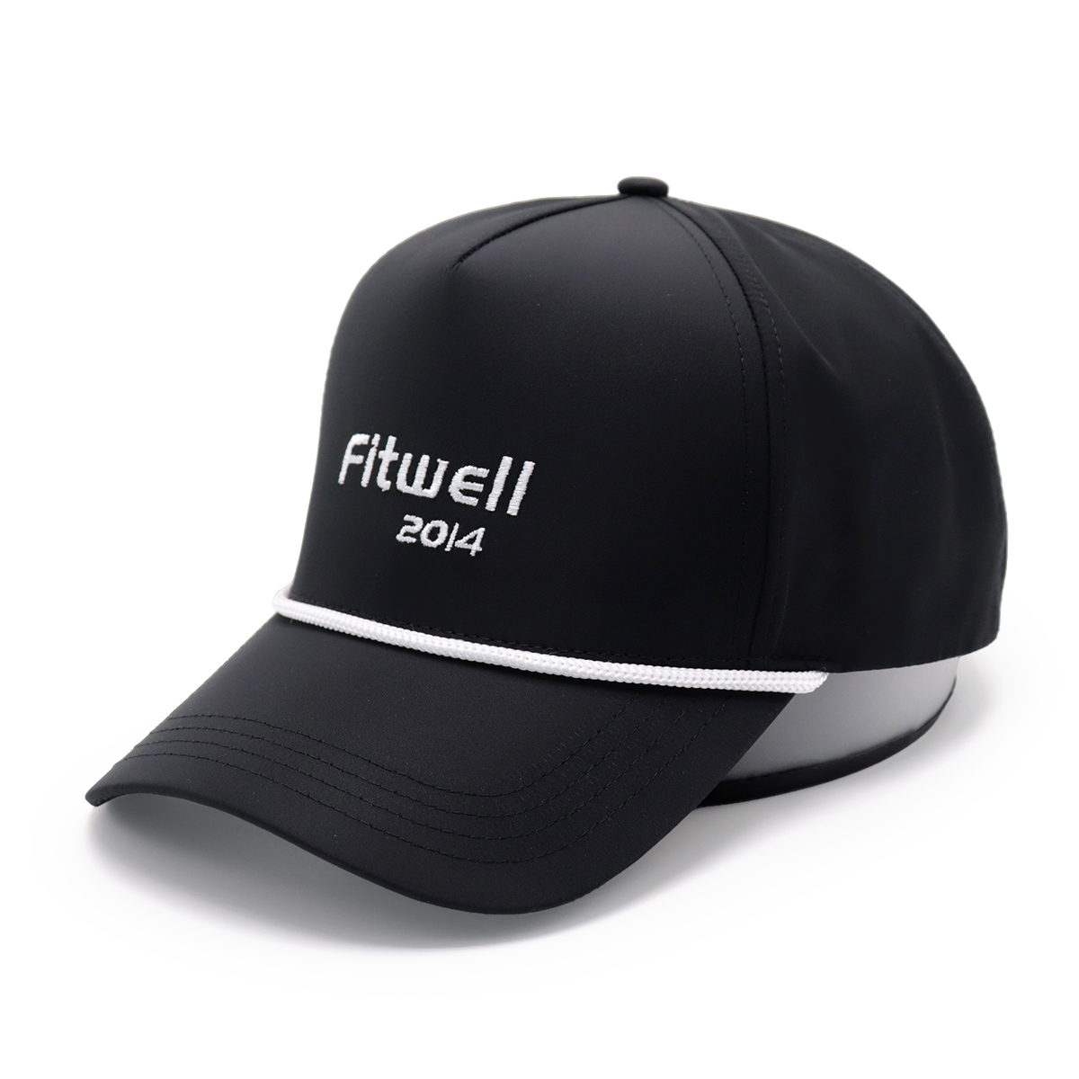 Fitwell 2014 Black & White Sports Caps – Adjustable, Breathable, UV Protection, Unisex Baseball Hats